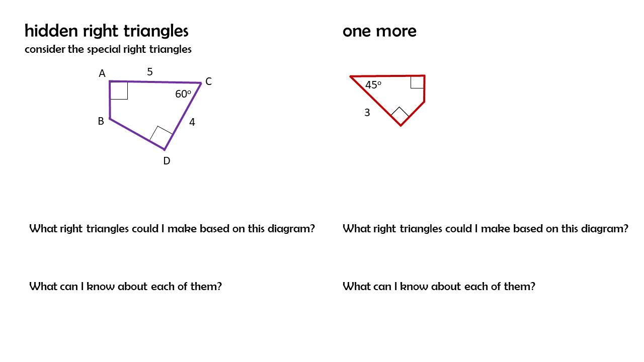 Pythagorean theorem and right triangles - MOORE MATH MADNESS